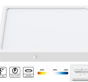 Square LED Ceiling Light QCOM-CL18W-830DM